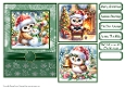 Christmas Owls Card Front 5x7