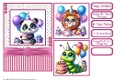 Happy Birthday Animals 1 Card Front 5x7