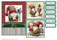 Christmas Gnomes Letters To Santa Card Front 5x7
