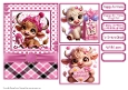 Pretty in Pink Birthday Card Front 5x7