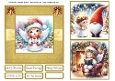 Christmas Angels Card Front 6x6
