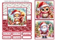 Christmas Candy Canes Card Front 6x6