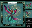 Art Deco Bird Mini Kit 7x7