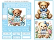 Welcome Baby Boy Card Front 6x6