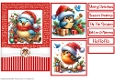 Christmas Birds Card Front 5x7