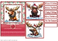 Christmas Moose Card Front 5x7