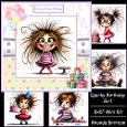 Quirky Birthday Girl Mini Kit 8x8
