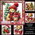 Christmas Teddies Mini Kit 7x7