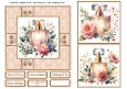 Perfume and Flowers Card Front 6x6