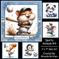 Sporty Animals 3 Mini Kit 7x7
