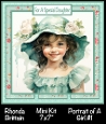 Portrait of a Girl 1 Mini Kit 7x7