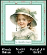 Portrait of a Girl 2 Mini Kit 7x7
