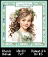 Portrait of a Girl 3 Mini Kit 7x7
