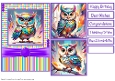 Whimsical Owl Card Front 5x7