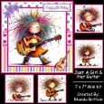 Just A Girl And Her Guitar Mini Kit 7x7