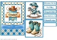 Welcome Little Cowboy Card Front 5x7