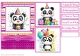 Birthday Panda Card Front 5x7