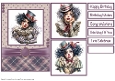 Birthday Clown Card Front 5x7