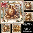 Christmas Baubles Gold #2 Mini Kit 7x7