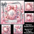 Christmas Baubles Pink #1 Mini Kit 7x7