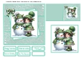 Cute Snowman #1 Card Front 6x6