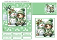 Cute Snowman #2 Card Front 6x6