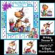 Birthday Dinosaur #1 Mini KIt 7x7