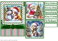 Christmas Puppies #1 Card Front 5x7