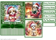 Christmas Puppies #3 Card Front 5x7