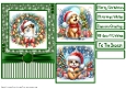 Christmas Puppies #4 Card Front 5x7