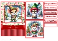 Christmas Animal Elfs #1 Card Front 5x7