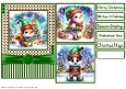 Christmas Animal Elfs #3 Card Front 5x7