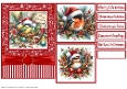 Christmas Birds Card Front 5x7