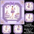 Lavender Birthday Party Mini Kit 7x7