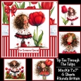 Tip Toe Through The Tulips Mini Kit 7x7
