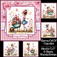 Barrow Full Of Cupcakes Mini Kit 7x7