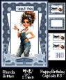 Happy Birthday Cupcake #3 Mini Kit 5x7