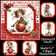 Christmas Elf Girl #2 Mini Kit 7x7