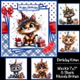 Birthday Kitty Mini Kit 7x7