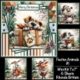 Festive Animals #1 Mini Kit 7x7