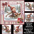 Christmas Sledding Adventures Mini Kit 7x7