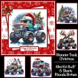 Monster Truck Christmas Mini Kit 8x8 *Customer Request*