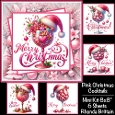 Pink Christmas Cocktails Mini Kit 8x8 *Customer Request*