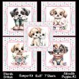 Adorable Puppies #2 8x8 Card Fronts Bumper Kit