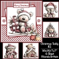 Christmas Teddy #2 Mini Kit 7x7