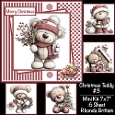 Christmas Teddy #3 Mini Kit 7x7