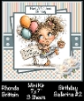 Birthday Ballerina #2 Mini Kit 7x7