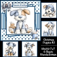 Christmas Puppies #2 Mini Kit 7x7