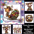 Quirky Reindeer #2 Mini Kit 8x8