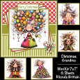 Christmas Grandma Mini Kit 7x7